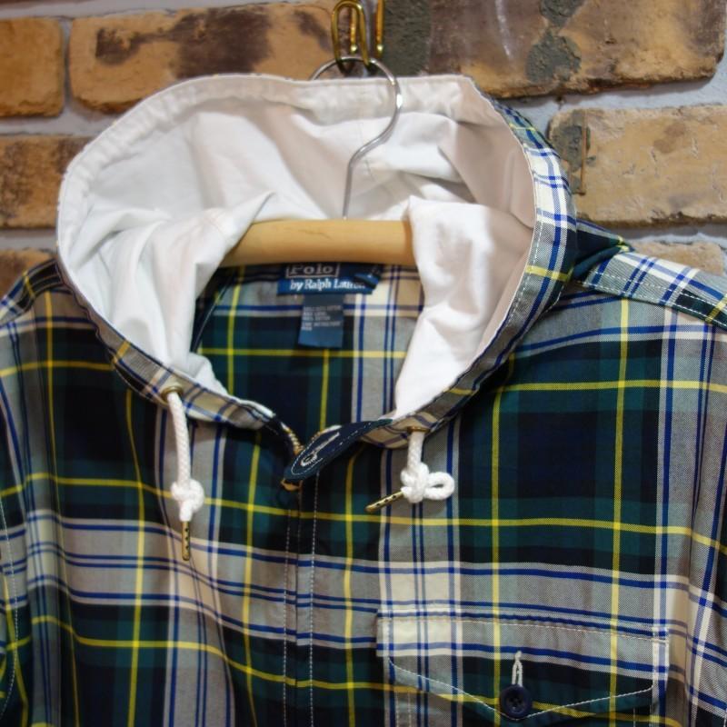 POLO BY RALPHLAUREN】スイングトップ シャツ生地 マドラス RALPH