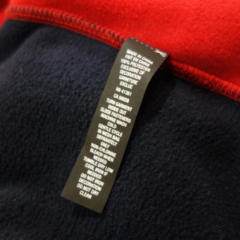 RLX RALPH LAUREN 星条旗パッチハーフジップフリースジャケット RLX RALPH LAUREN 星条旗パッチハーフジップフリースジャケット