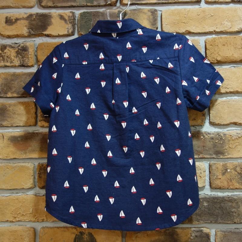 【メール便発送】HELLY HANSEN K S/S Yacht Print Aloha HJ41700 ショートスリーブヨットプリントアロハ（キッズ） ヘリーハンセン | HELLY HANSEN | 02