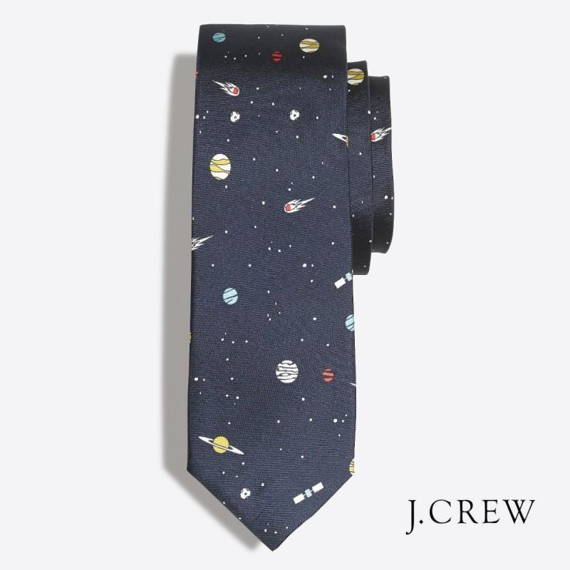 J.CREW（ジェイクルー） 【メール便送料200円】J.CREW 宇宙柄ネクタイ