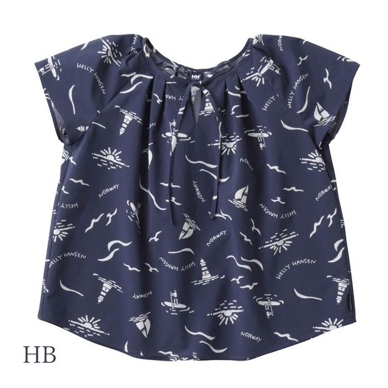 HELLY HANSEN W Marine Aloha Blouse HW41842 マリンアロハブラウス(レディース)  ヘリーハンセン | HELLY HANSEN | 01