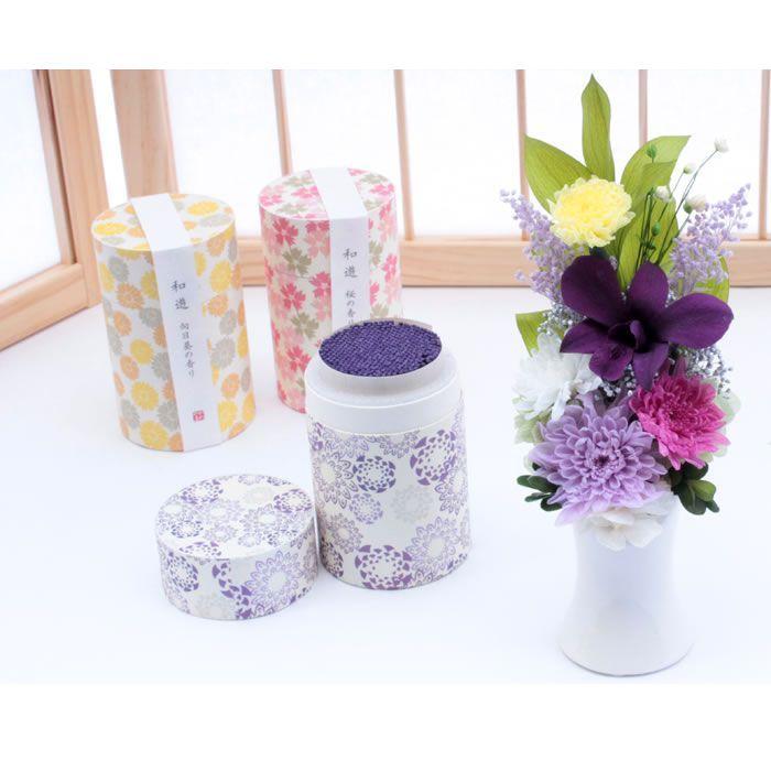 お線香セット】仏花 プリザーブドフラワー お供え お線香 お花