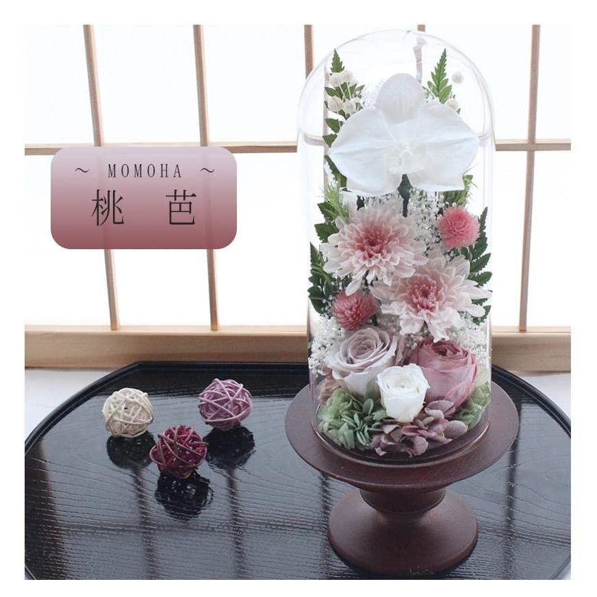 【送料無料】仏花 プリザーブドフラワー ドームアレンジ お供え お花 お悔やみ お盆 新盆 |  | 07