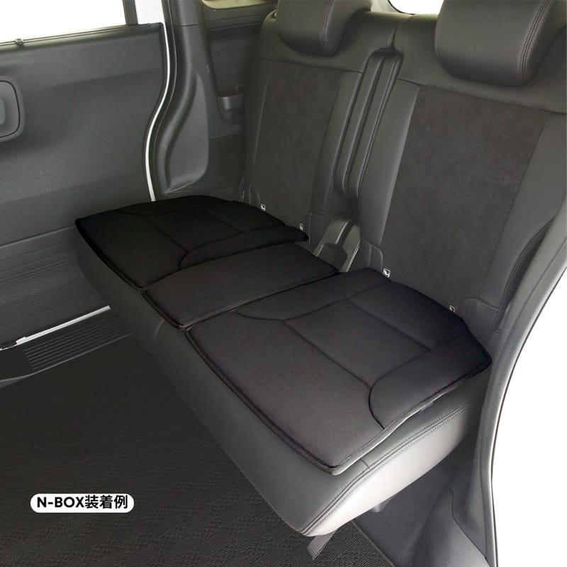 錦産業 ポンデライト 軽自動車・普通車後席用クッション トルプル