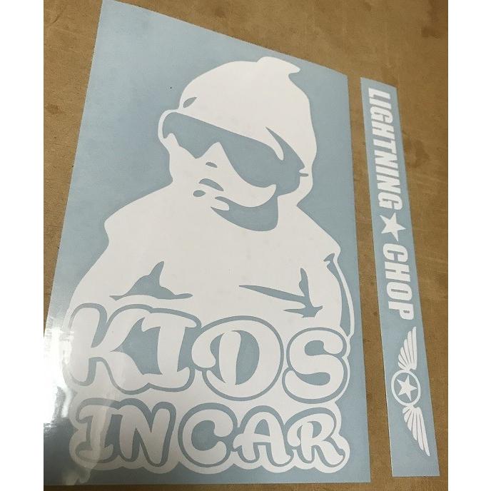 BabyKingdom ステッカー COOL BABY KIDS IN CAR1「サイズ18.5x11.5」クール ベビー