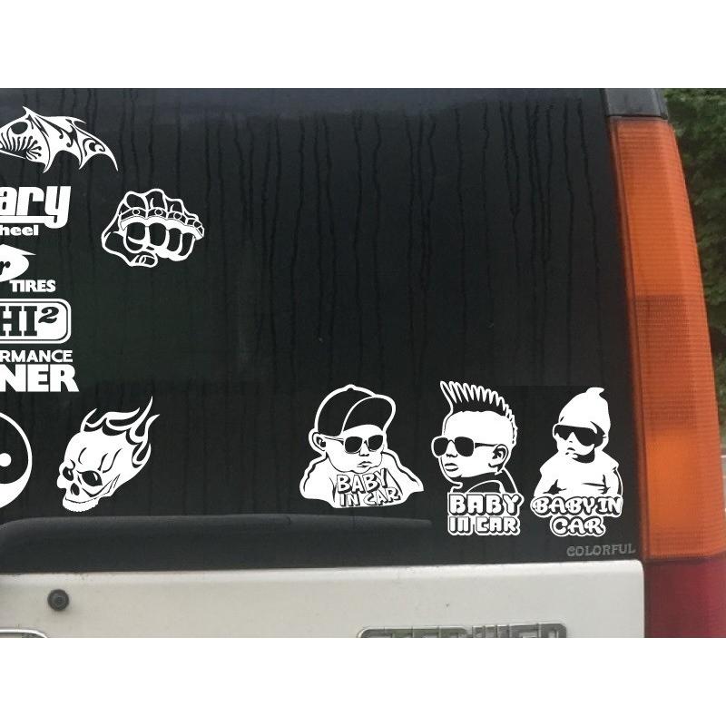 COOL BABY KIDS IN CAR3「サイズ13.5x14」クール ベビー キッズ