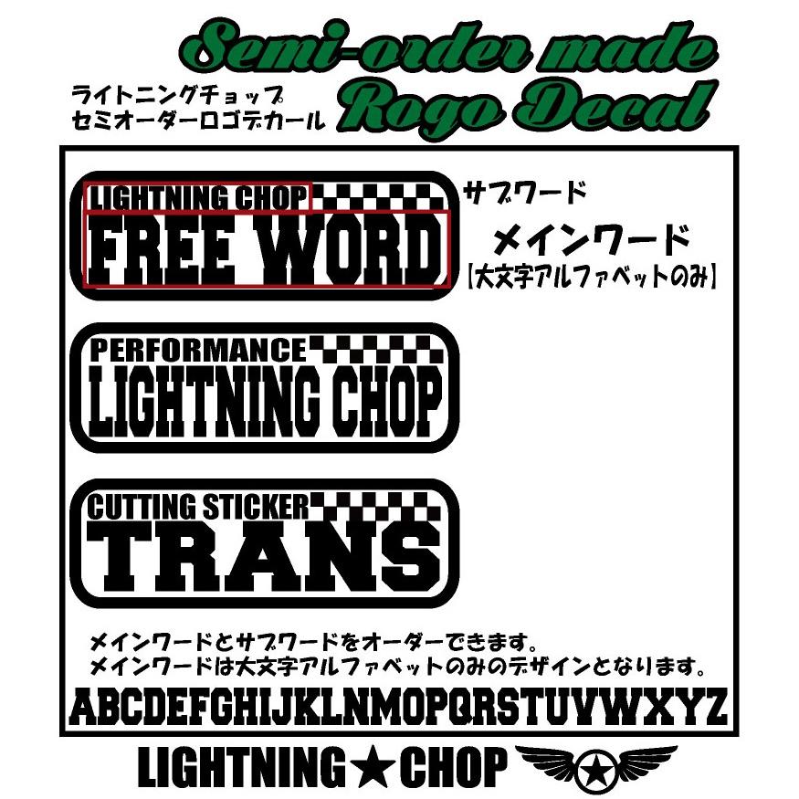 セミオーダーロゴデカールTシャツ【タイプH】｜trans-shop｜02