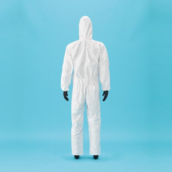 アゼアス 防護服 タイベック1010B (10着入) 保護服 使い捨て 医療 研究