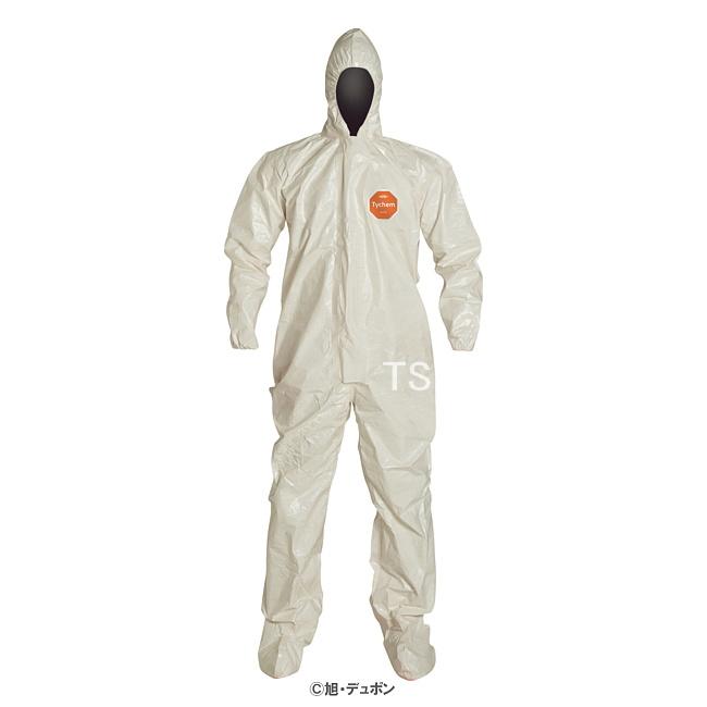 アゼアス 化学防護服 デュポン(TM) タイケム(R) 4000 (6着入) SL122T