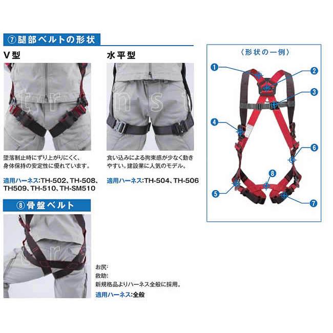 藤井電工 ワン・ハンドハーネス R-504-OH(胴ベルト無し(胴ベルト着脱可