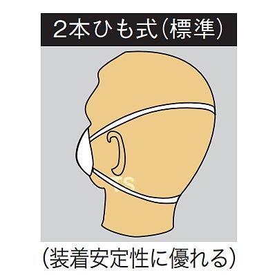 興研 使い捨て式防塵マスク ハイラック650型-DS2 2本ひも式 (10枚入) 粉塵 医療用 PM2.5｜trans-style｜03