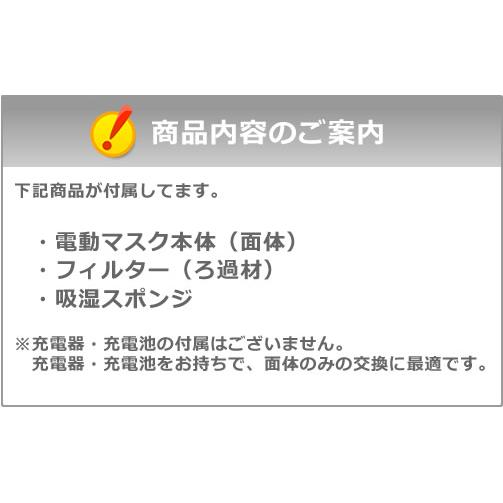 興研 電動ファン付き呼吸用保護具 BL-321H用面体 (電池・充電器無
