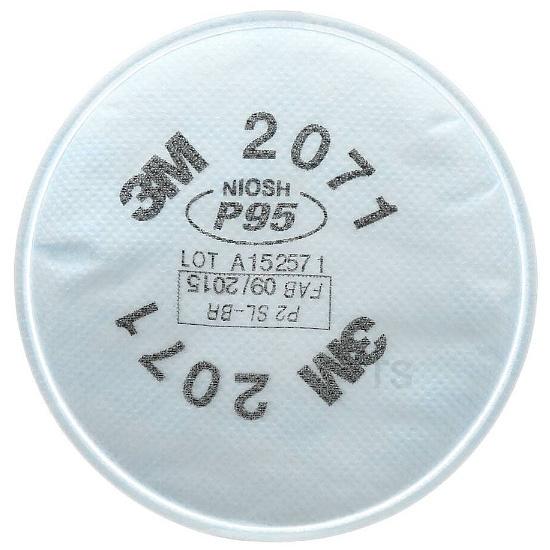 3M 防塵マスク用 フィルター 2071 (60枚 30組) (6000 6500シリーズ用