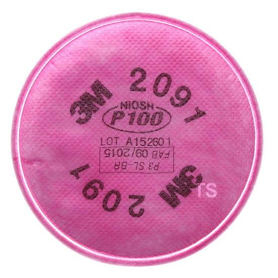 3M 防塵マスク用 フィルター 2091 (60枚 30組) (6000 6500シリーズ用
