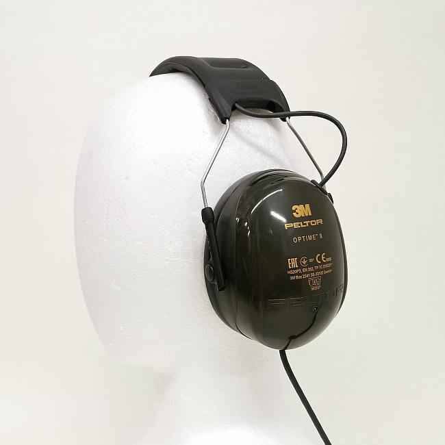 3M イヤーマフ HTM520A-S ステレオ対応 (遮音値NRR25dB) ペルター