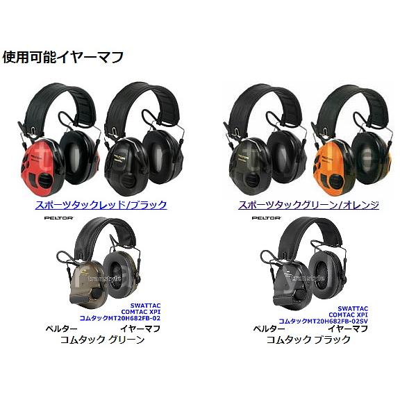無線機受信用接続ケーブル NFL6H 3.5mm ペルター PELTOR 防音 騒音