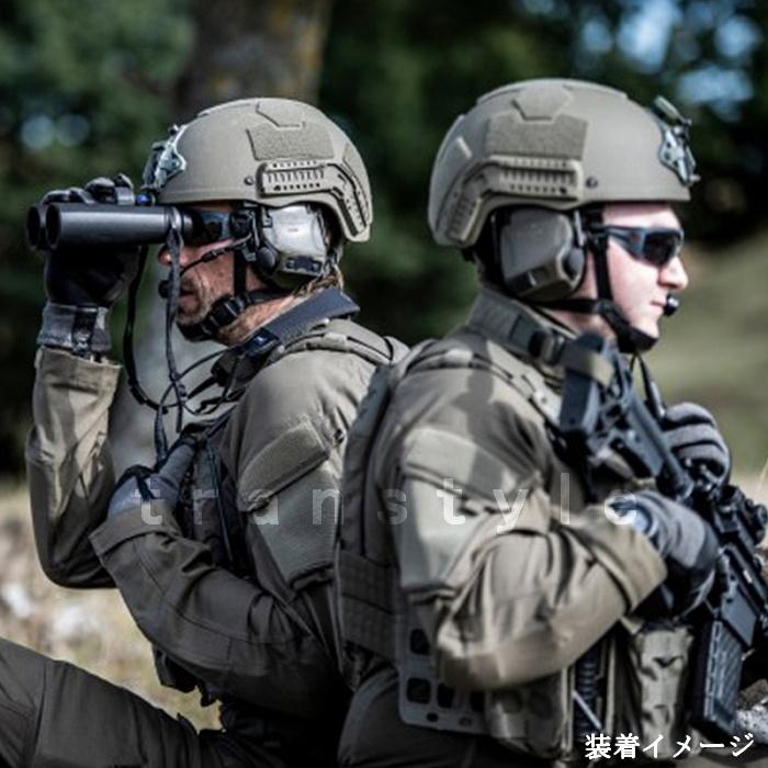 イヤーマフ コムタック MT14H418A-86-GE COMTAC VIII(8) マイク付 ペルター 正規品 3M PELTOR (遮音値NRR21B)警察 自衛隊 米軍 防音 遮音 飛行機 軍事 耐衝撃音の画像