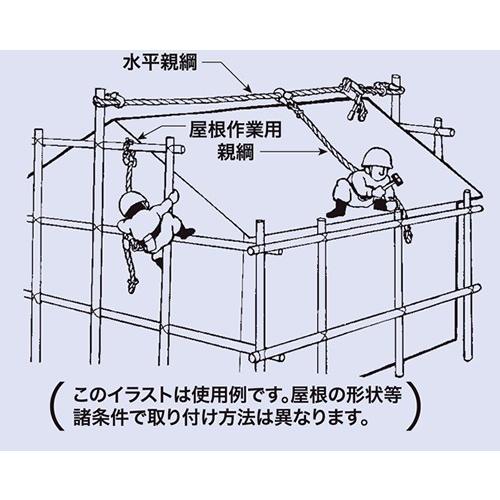 国内最安値 屋根作業用親綱 サンコー Rf 10m 斜面 滑落防止 タイタン安全帯 超特価激安 Hopespeechtherapy Com