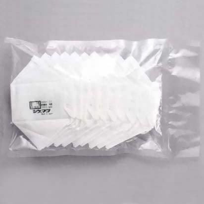 シゲマツ 重松 使い捨て式防塵マスク DD02V-S2-2K-DS2 (10枚入) 粉塵