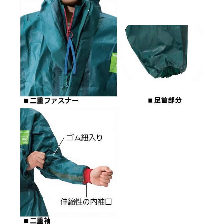 全身化学防護服 シゲマツ マイクロケム4000 (1着) S〜2XLサイズ 重松