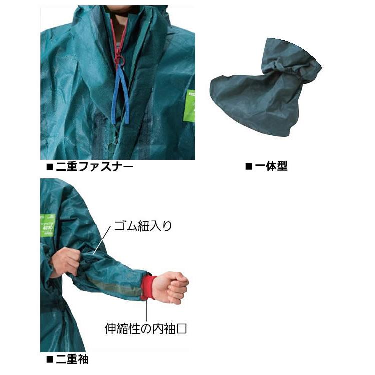 全身化学防護服 シゲマツ マイクロケム 4000-122 (1着) S〜2XL 全身化学防護服 シゲマツ マイクロケム 4000-122 (1着) S〜2XL
