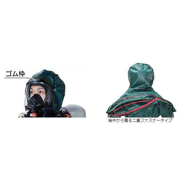 全身化学防護服 重松 マイクロケム 4000D (5着) M〜2XLサイズ シゲマツ