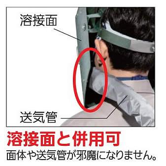 シゲマツ 電動ファン付取替え式防塵マスク Sy20G2 (B2) 隔離式 重松