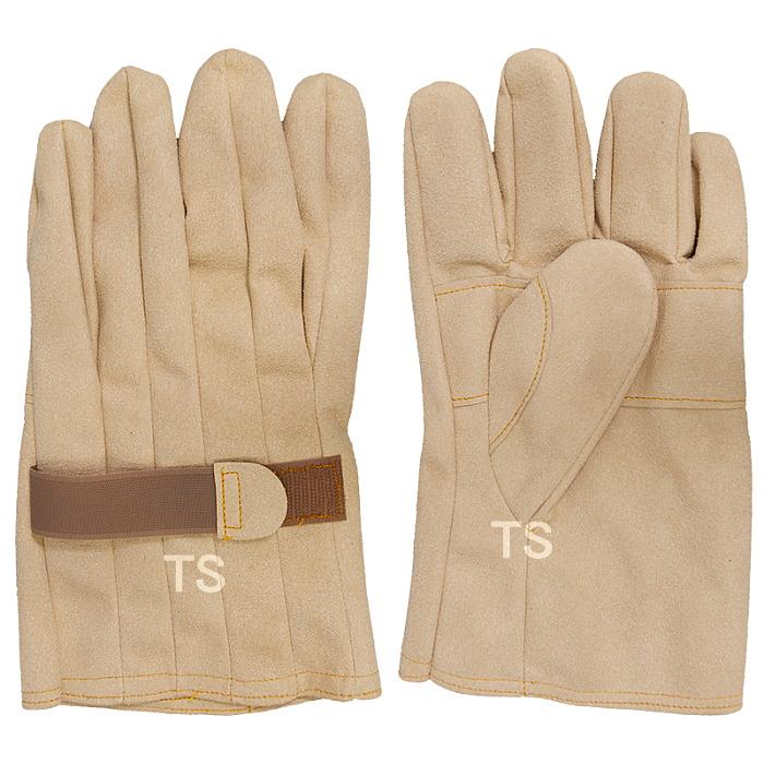 ヨツギ 保護手袋 マジックテープ付 合成皮革 YS-103-12-02 高圧用電気