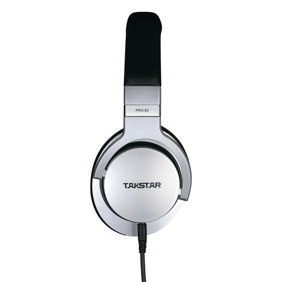 TAKSTAR 高音質ヘッドフォン PRO82 シルバー : トランス