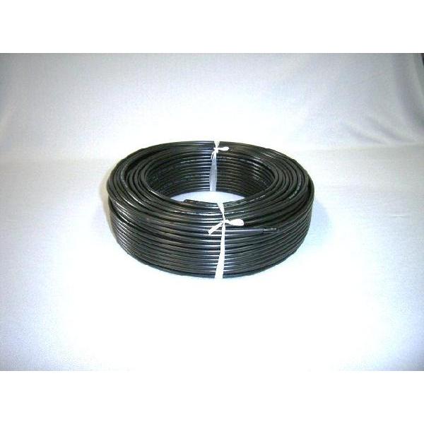 電源用ビニール平行線　VFF-1.25-100　黒 | 