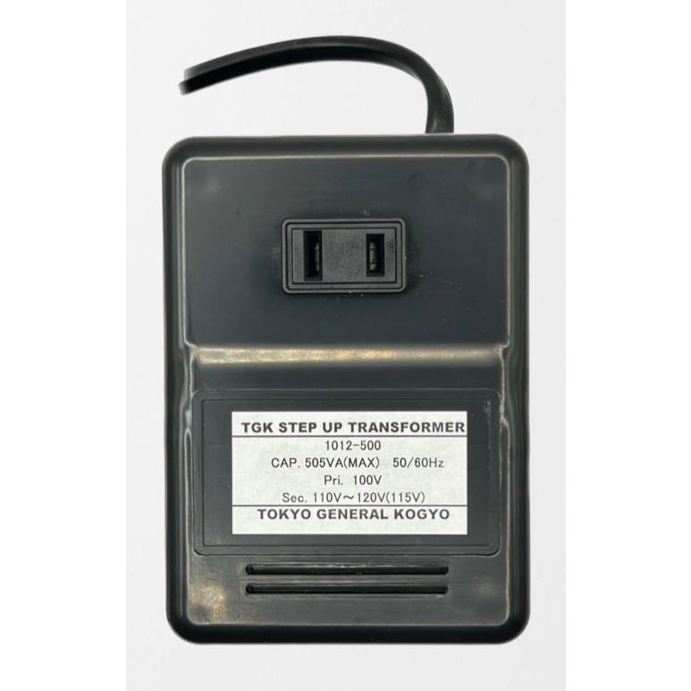 1012-500 ステップアップトランス 日本製 AC100V→110-120V(容量500W