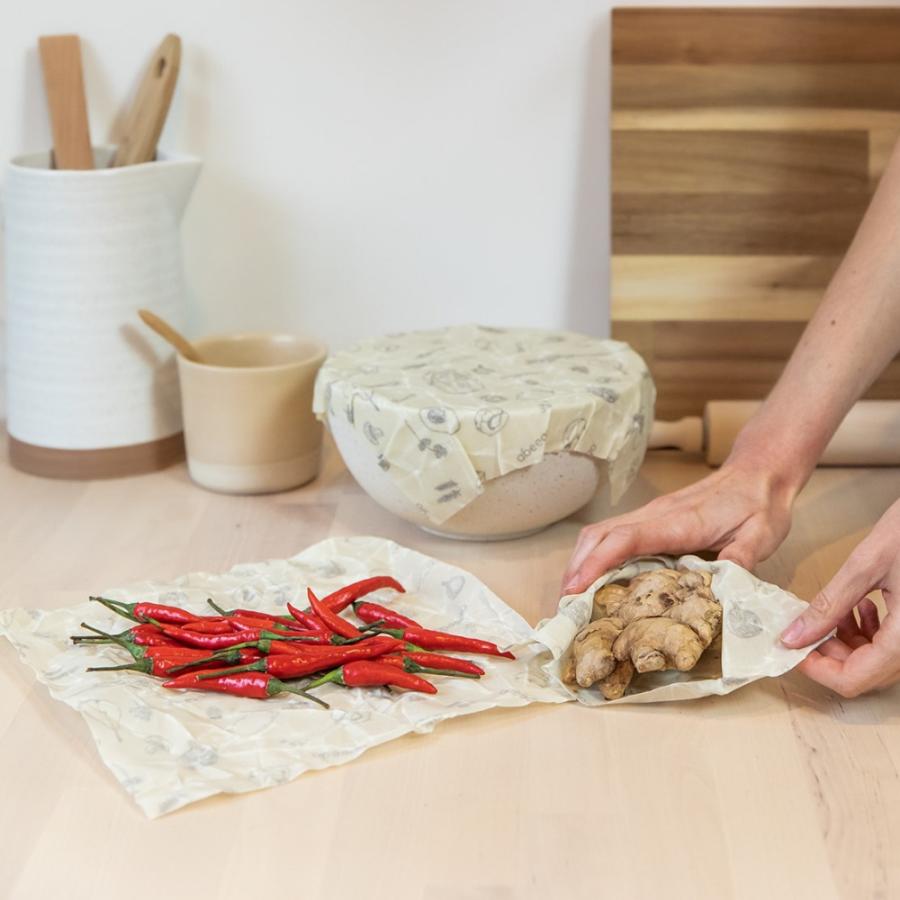 abeego アビーゴ ビーズワックスラップ スモール ミディアム ラージ スクエア 正方形 みつろうラップ 蜜蝋 |  | 20