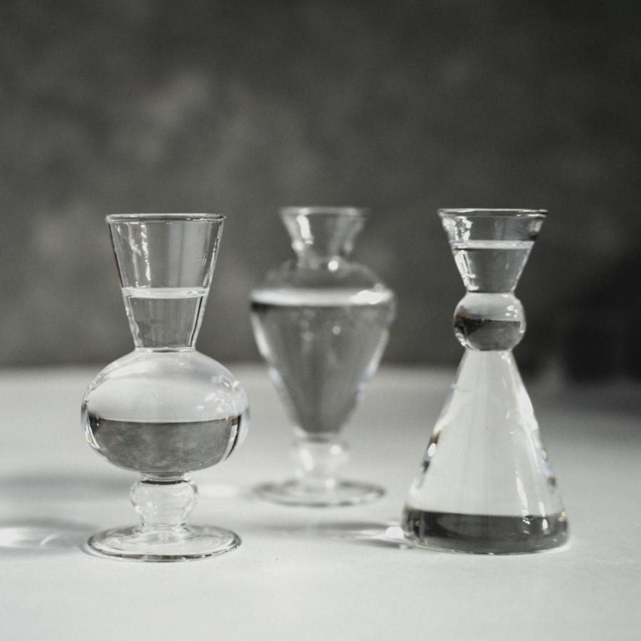 amabro アマブロ 花瓶 ミニベース クリア フラワーベース 一輪挿し 透明 | amabro | 11