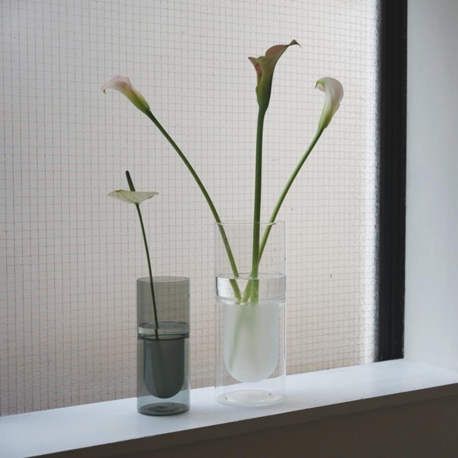 Zhouxiao 陶器 花瓶 緑 陶器 現代 青磁透刻二重花瓶東谷崔桂昊作 花