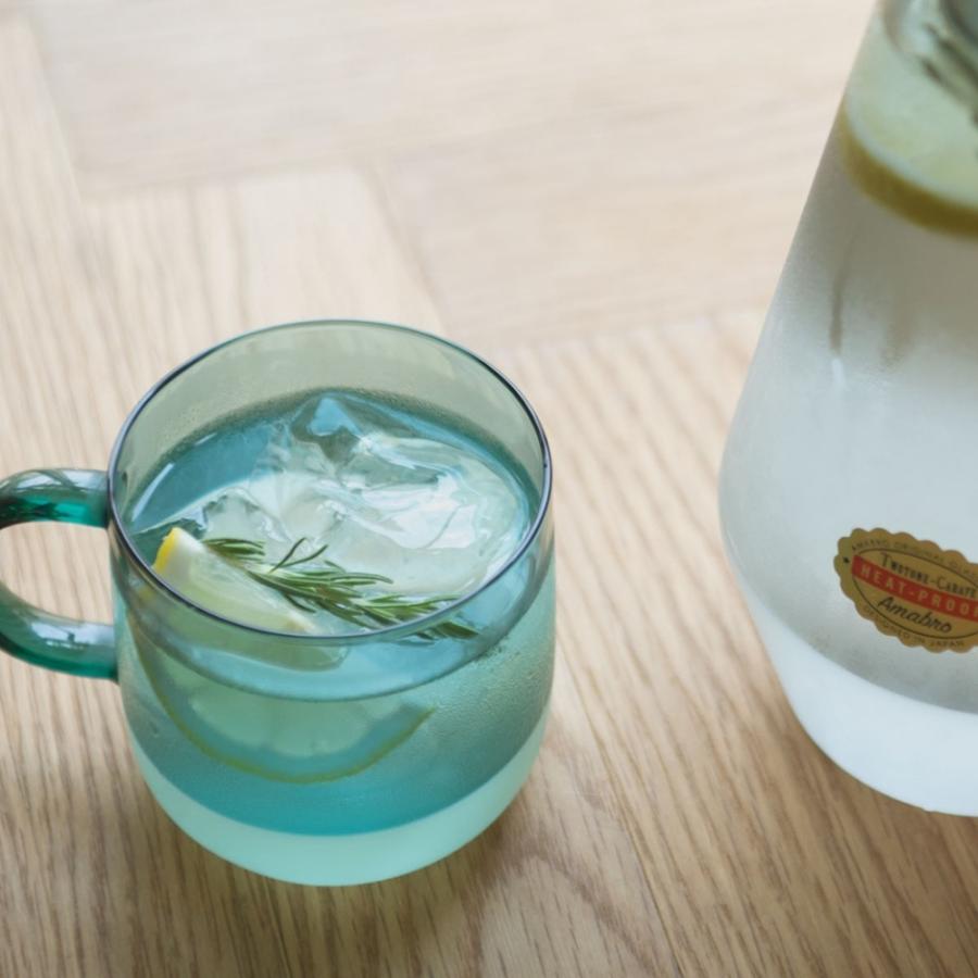 amabro アマブロ マグカップ TWO TONE MUG  耐熱ガラス 耐熱グラス マグ コーヒーカップ ミルクガラス 食洗機対応 グラス 電子レンジ対応 コップ  耐熱 茶器 | amabro | 15