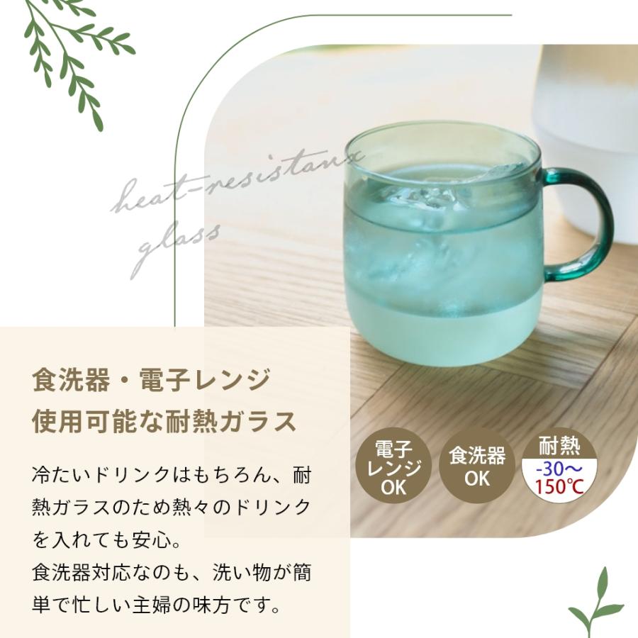 amabro アマブロ マグカップ TWO TONE MUG  耐熱ガラス 耐熱グラス マグ コーヒーカップ ミルクガラス 食洗機対応 グラス 電子レンジ対応 コップ  耐熱 茶器 | amabro | 10
