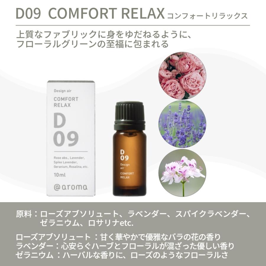 アットアロマ デザインエアー エッセンシャルオイル 精油 10ml D03 D04