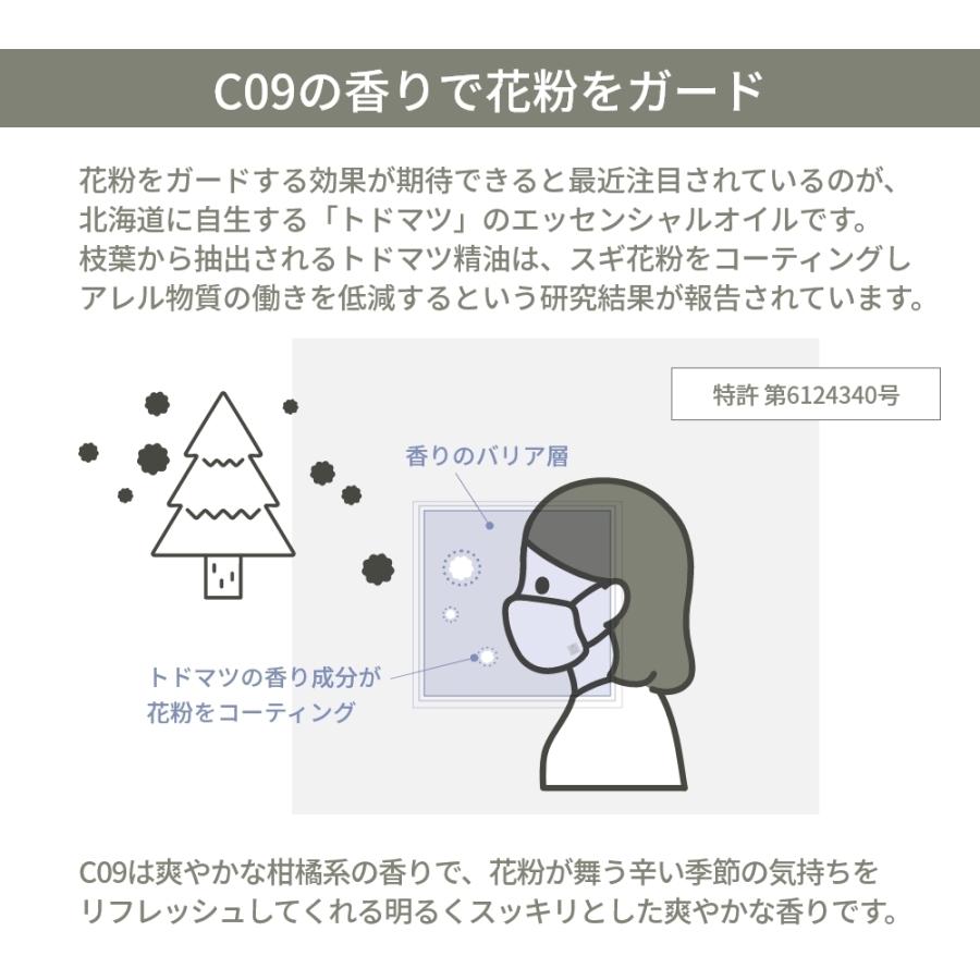 アットアロマ 4袋まとめ買いセット マスク用アロマシール 1袋30枚入 C10 C09 JB02 JB05 マスクシール | アットアロマ | 08