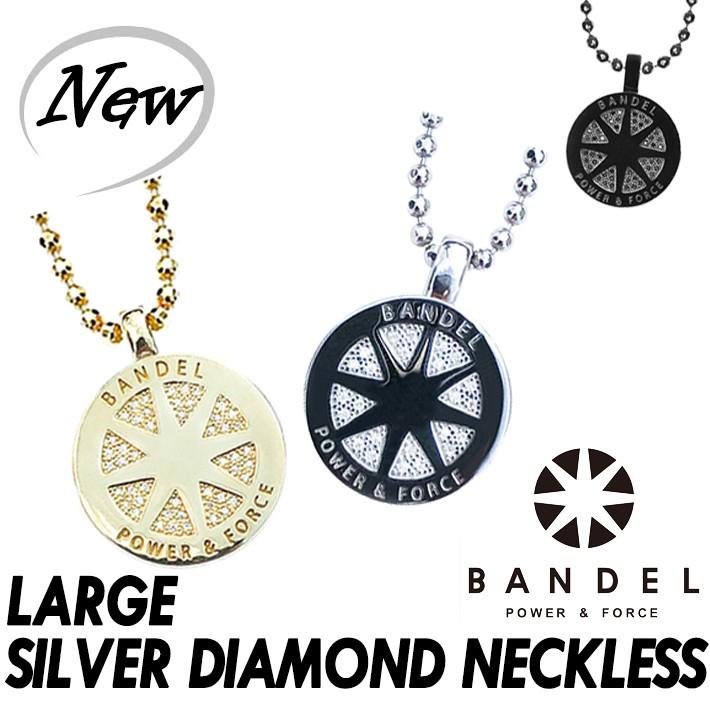 BANDEL バンデル SILVER DIAMOND NECKLACE シルバー ダイヤモンド ネックレス LARGE ラージ 新商品 ロゴ