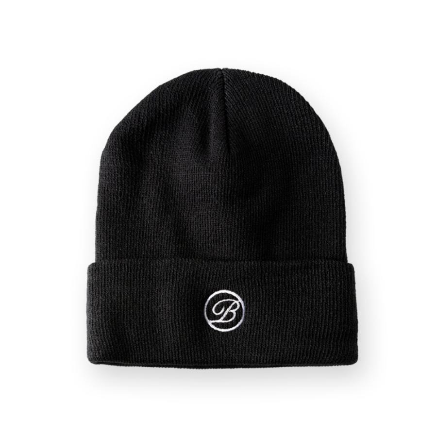 BANDEL GOLF バンデル ゴルフ CURSIVE B SMOOTH BEANIE BG-CBSB ビーニー ブラック ホワイト | BANDEL | 03