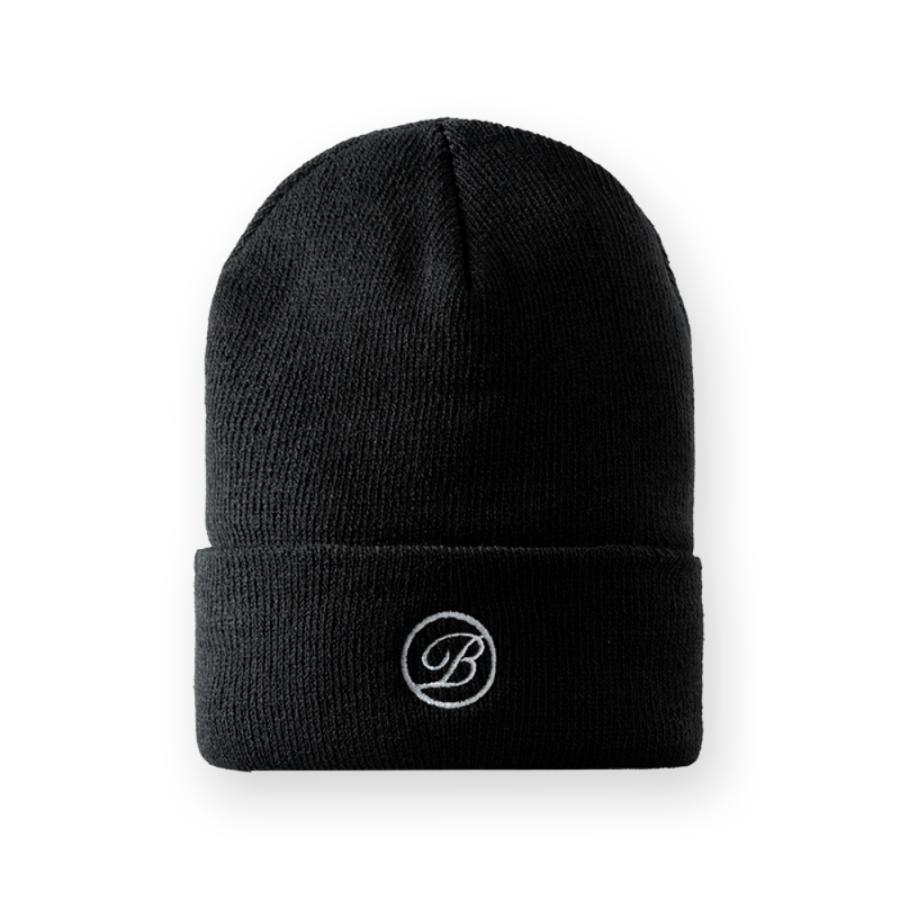 BANDEL GOLF バンデル ゴルフ CURSIVE B SMOOTH BEANIE BG-CBSB ビーニー ブラック ホワイト | BANDEL | 04