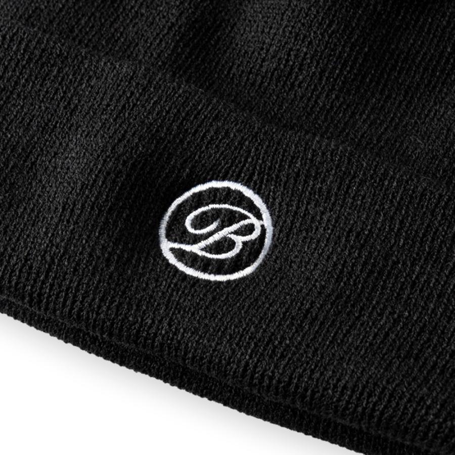 BANDEL GOLF バンデル ゴルフ CURSIVE B SMOOTH BEANIE BG-CBSB ビーニー ブラック ホワイト | BANDEL | 06