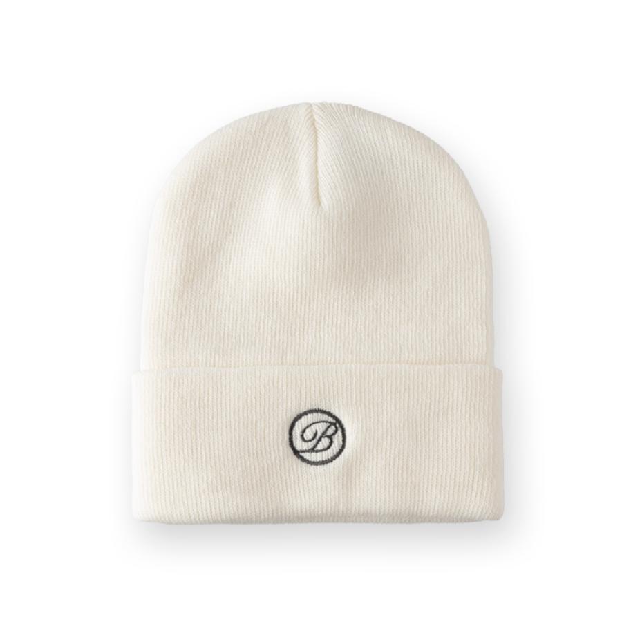 BANDEL GOLF バンデル ゴルフ CURSIVE B SMOOTH BEANIE BG-CBSB ビーニー ブラック ホワイト | BANDEL | 07