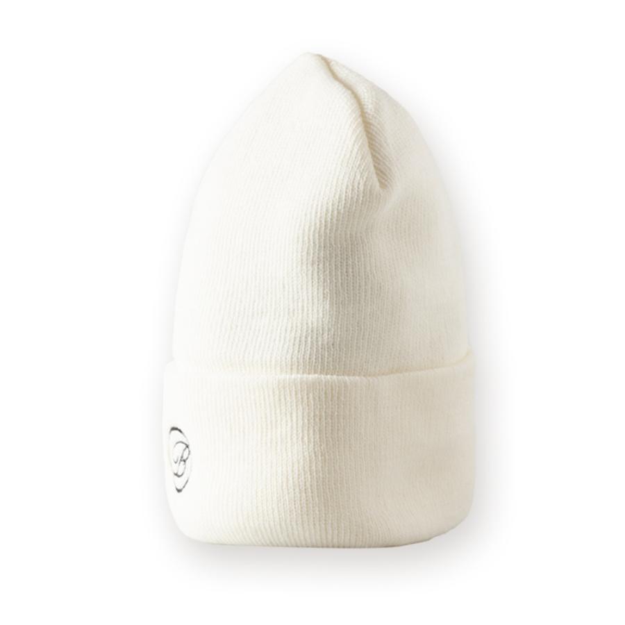 BANDEL GOLF バンデル ゴルフ CURSIVE B SMOOTH BEANIE BG-CBSB ビーニー ブラック ホワイト | BANDEL | 09