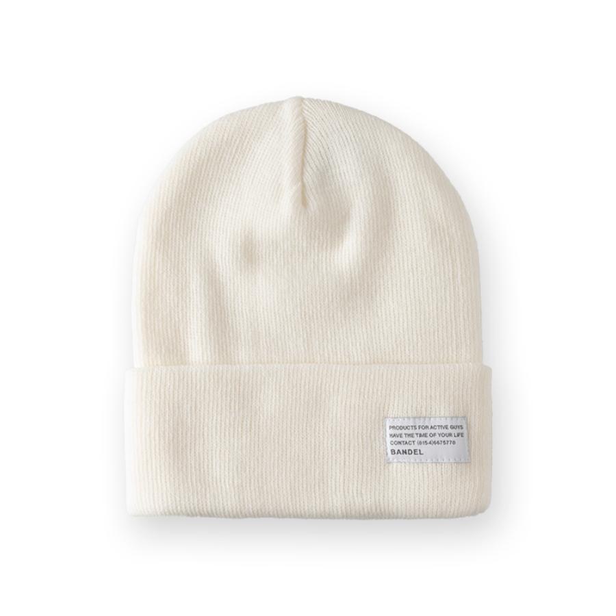 BANDEL GOLF バンデル ゴルフ CONCEPT NAME SMOOTH BEANIE BG-CNSB ビーニー ブラック ホワイト | BANDEL | 07