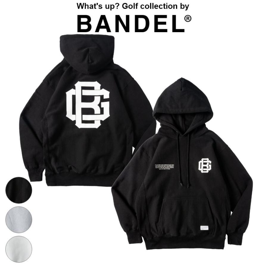 BANDEL（バンデル） フーディー パーカー ブラック グレー ホワイト 黒 灰色 白 BG LOGO HOODIE BG-BGHD 母の日 ...