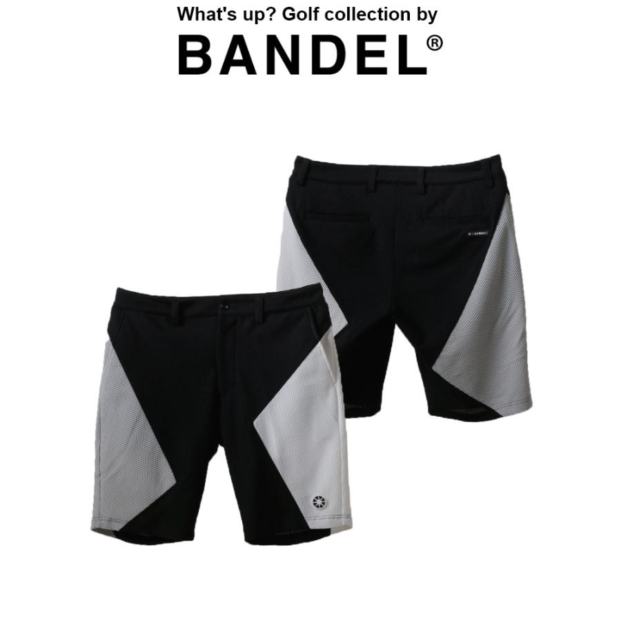 BANEL ゴルフパンツ BGI-3SCLP 黒/灰色 BANDEL（バンデル） ゴルフウェア ショーツ ASYMMETRY SWITCH HALF
