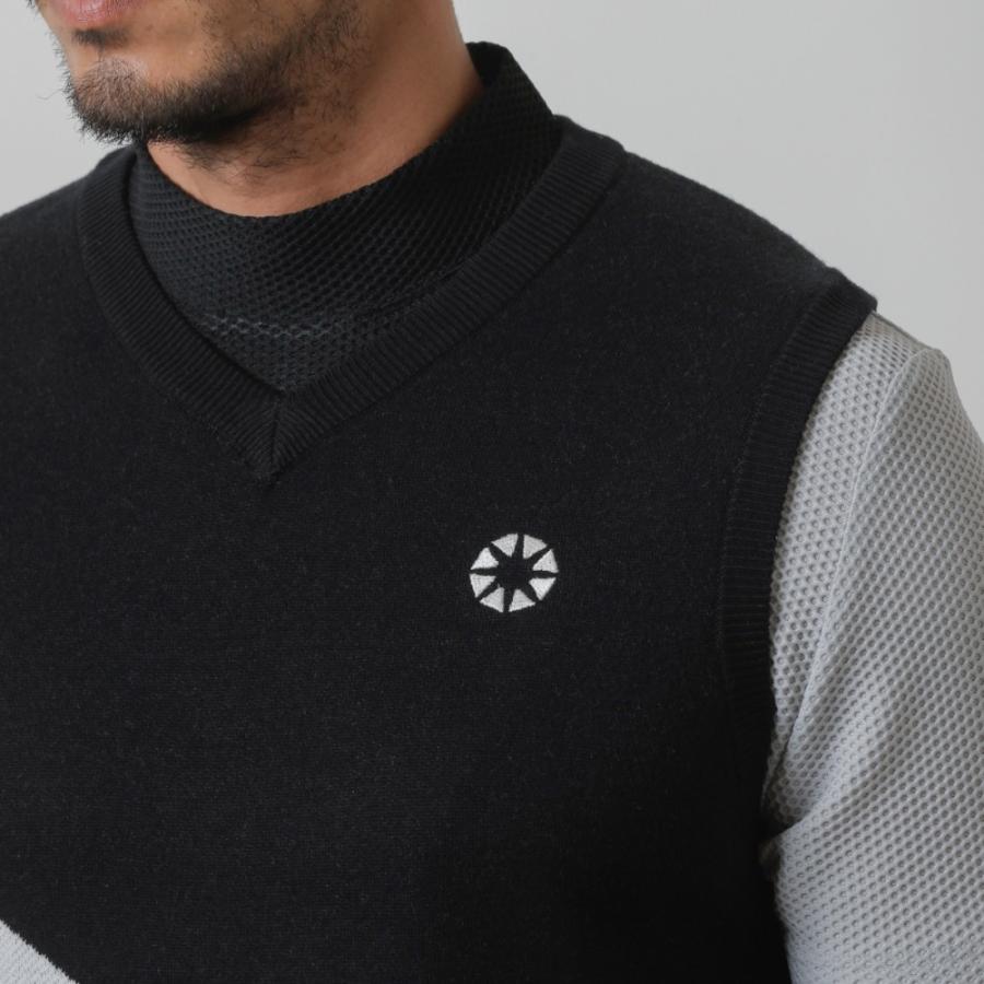 バンデルゴルフ　ベスト BANDEL（バンデル） ベスト SWITCH V NECK KNIT VEST BGI-3SSKV 父の日