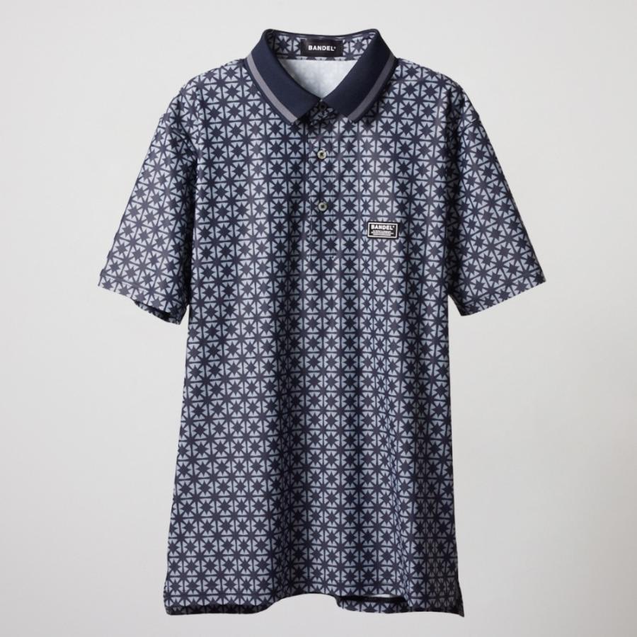 BANDEL バンデル ゴルフウェア ポロシャツ チェック柄 XL BANDEL（バンデル） ゴルフ BANDEL golf ポロシャツ ALLOVER S/S POLO