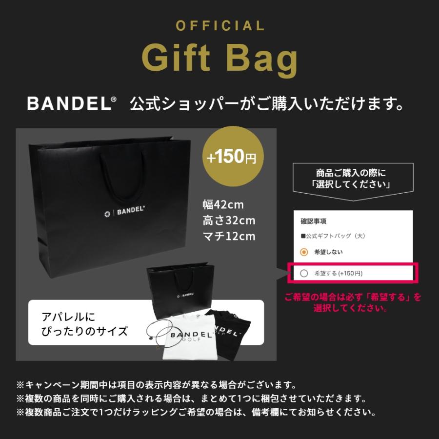 BANDEL（バンデル） BANDEL GOLF ゴルフ SWITCH RAGLAN SLEEVE ZIP